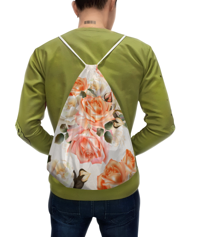 Printio Рюкзак-мешок с полной запечаткой Чайная роза printio футболка с полной запечаткой женская чайная роза