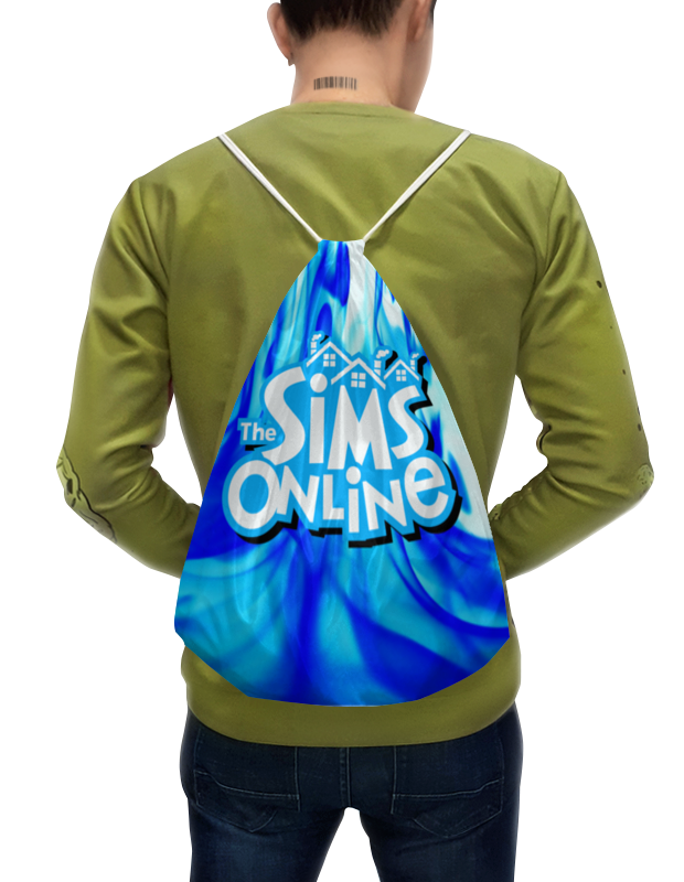 Printio Рюкзак-мешок с полной запечаткой Sims online printio футболка с полной запечаткой женская sims online