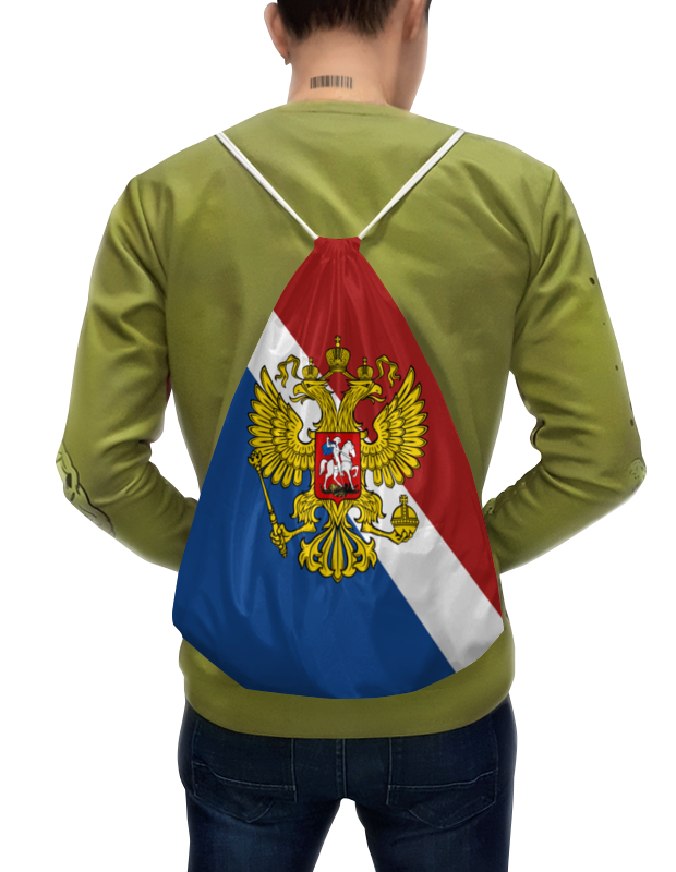 Printio Рюкзак-мешок с полной запечаткой Флаг россии