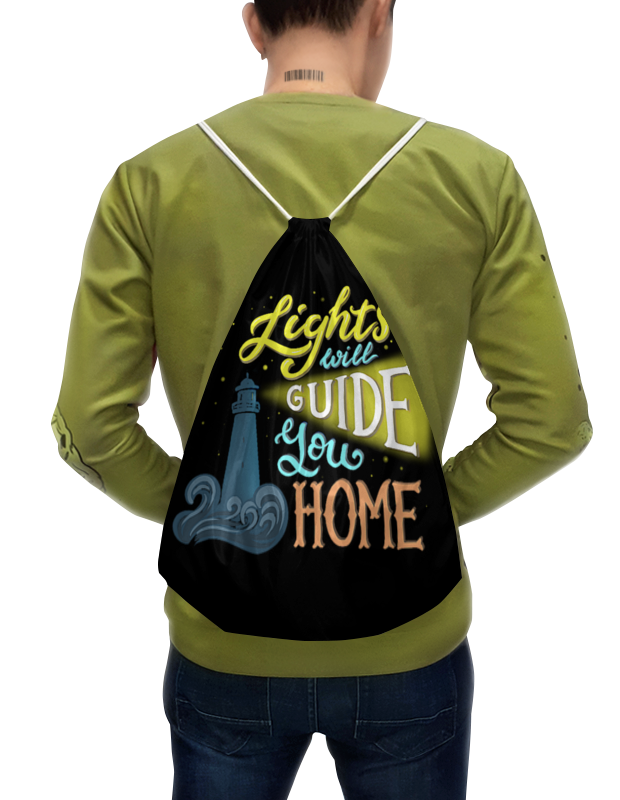 Printio Рюкзак-мешок с полной запечаткой Lights will guide you home printio детская футболка классическая унисекс lights will guide you home