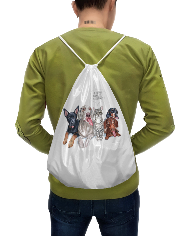 Printio Рюкзак-мешок с полной запечаткой Животные коты собаки printio рюкзак мешок с полной запечаткой животные