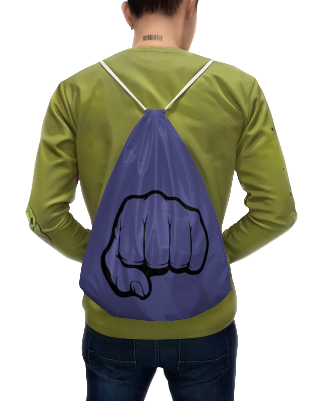 Printio Рюкзак-мешок с полной запечаткой Кулак printio футболка с полной запечаткой мужская кулак