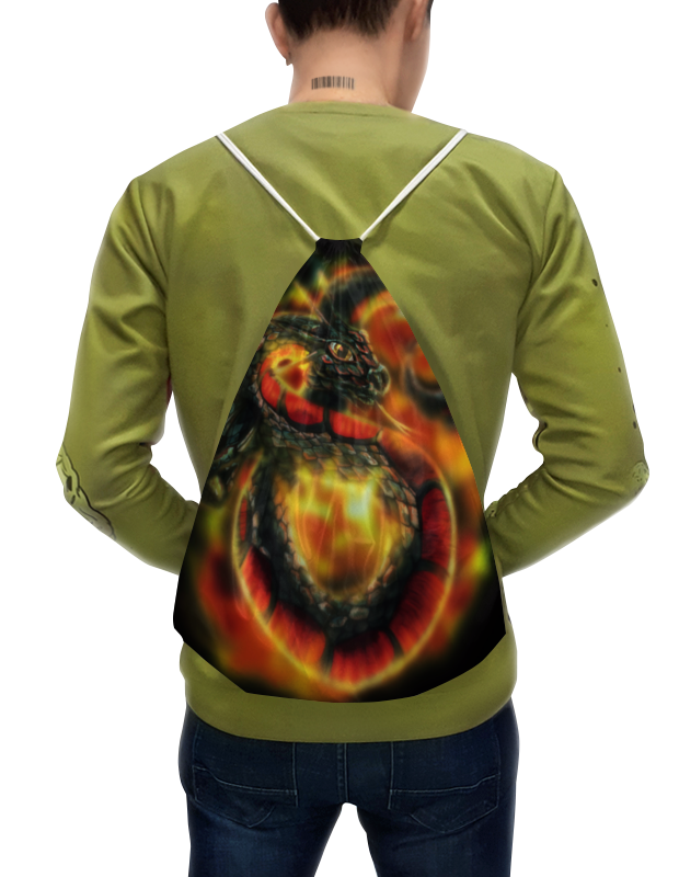 Printio Рюкзак-мешок с полной запечаткой Dragon fire printio свитшот женский с полной запечаткой dragon fire