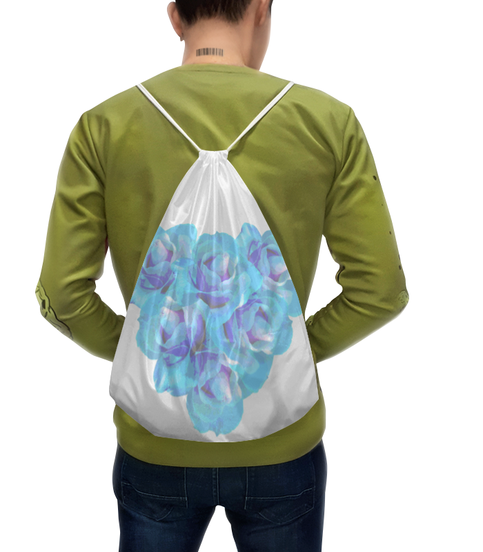 Printio Рюкзак-мешок с полной запечаткой Голубая пастель printio рюкзак мешок с полной запечаткой цветочный взрыв