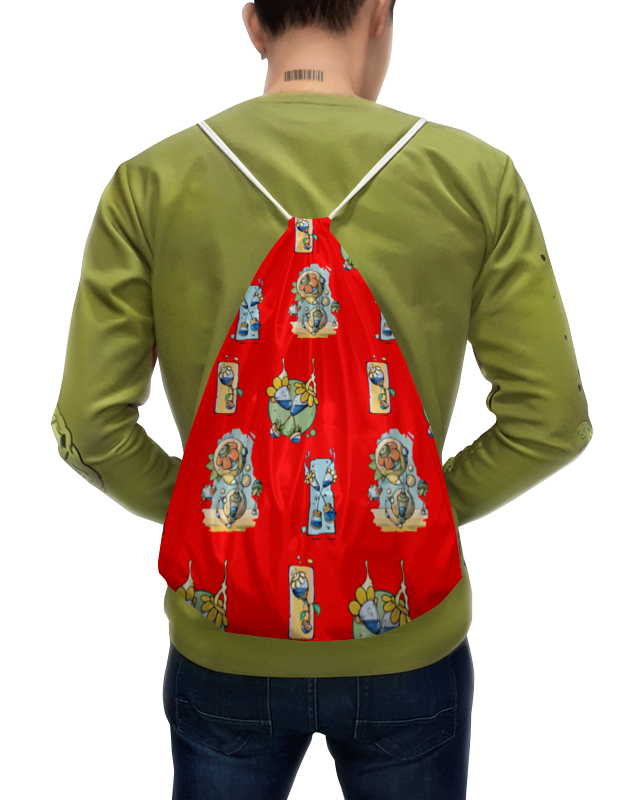 Printio Рюкзак-мешок с полной запечаткой Цветочные узоры mix printio футболка с полной запечаткой женская цветочные узоры mix