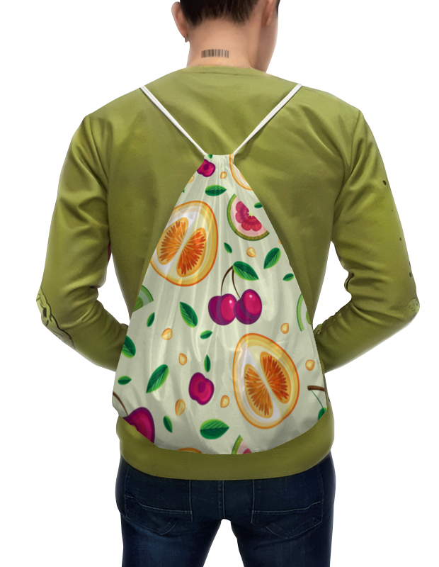Printio Рюкзак-мешок с полной запечаткой Фруктовый салат printio футболка с полной запечаткой женская фруктовый салат