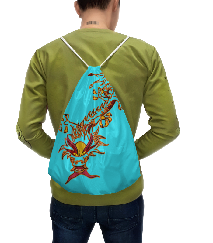 Printio Рюкзак-мешок с полной запечаткой Дракон printio футболка с полной запечаткой женская огненный дракон