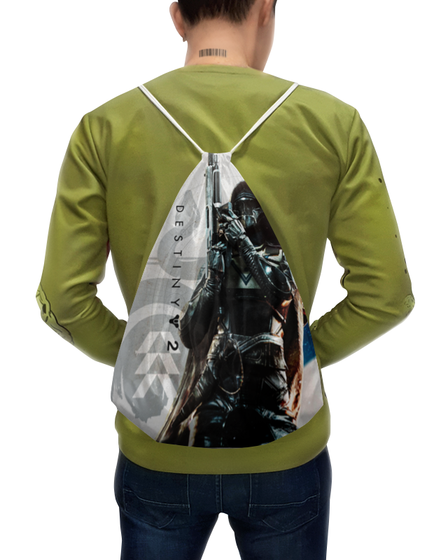 Printio Рюкзак-мешок с полной запечаткой Destiny 2, hunter printio футболка с полной запечаткой мужская destiny 2 hunter