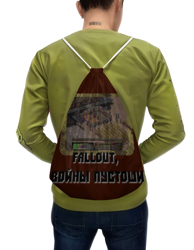 Printio Рюкзак-мешок с полной запечаткой Fallout, классика. printio рюкзак мешок с полной запечаткой пейсли классика