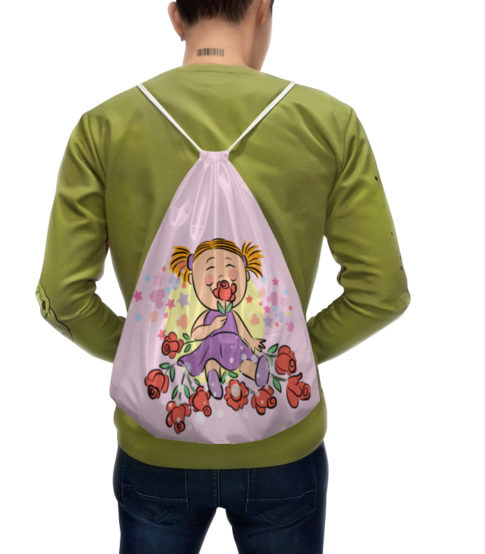 Printio Рюкзак-мешок с полной запечаткой Девочка printio рюкзак мешок с полной запечаткой девочка с персиками валентин серов