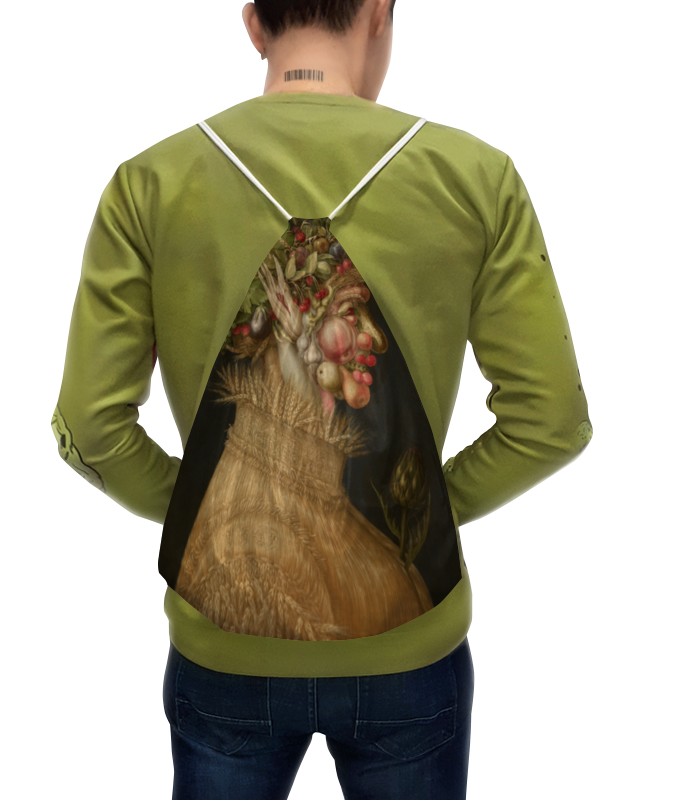 Printio Рюкзак-мешок с полной запечаткой Лето (джузеппе арчимбольдо) printio футболка с полной запечаткой мужская джузеппе арчимбольдо автопортрет 1575 года