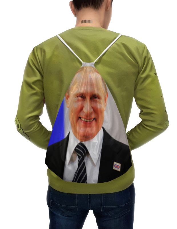 Printio Рюкзак-мешок с полной запечаткой Путин