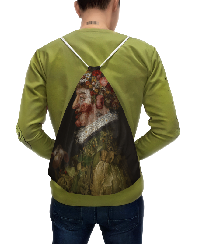 Printio Рюкзак-мешок с полной запечаткой Весна (джузеппе арчимбольдо) printio футболка с полной запечаткой мужская библиотекарь джузеппе арчимбольдо