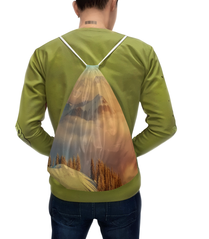 Printio Рюкзак-мешок с полной запечаткой Снежные горы printio рюкзак мешок с полной запечаткой горы