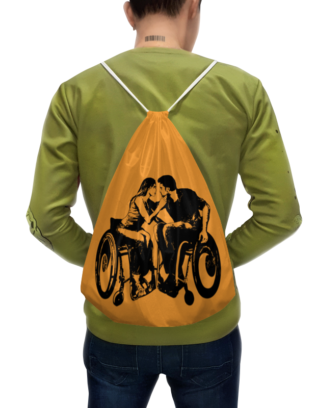 Printio Рюкзак-мешок с полной запечаткой Влюблённая пара. мужская футболка влюблённая пара птичек s зеленый