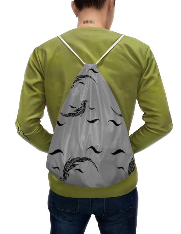 Printio Рюкзак-мешок с полной запечаткой Перышки printio футболка с полной запечаткой мужская перышки