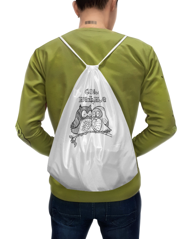 Printio Рюкзак-мешок с полной запечаткой Совы нежные printio футболка с полной запечаткой женская совы нежные