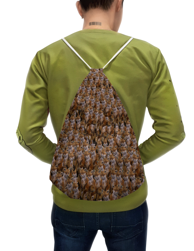 Printio Рюкзак-мешок с полной запечаткой Meme лиса printio футболка с полной запечаткой мужская meme лиса