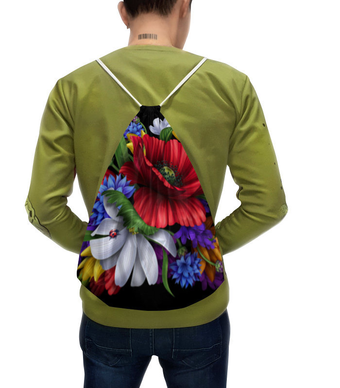 Printio Рюкзак-мешок с полной запечаткой Композиция цветов printio футболка с полной запечаткой мужская композиция цветов