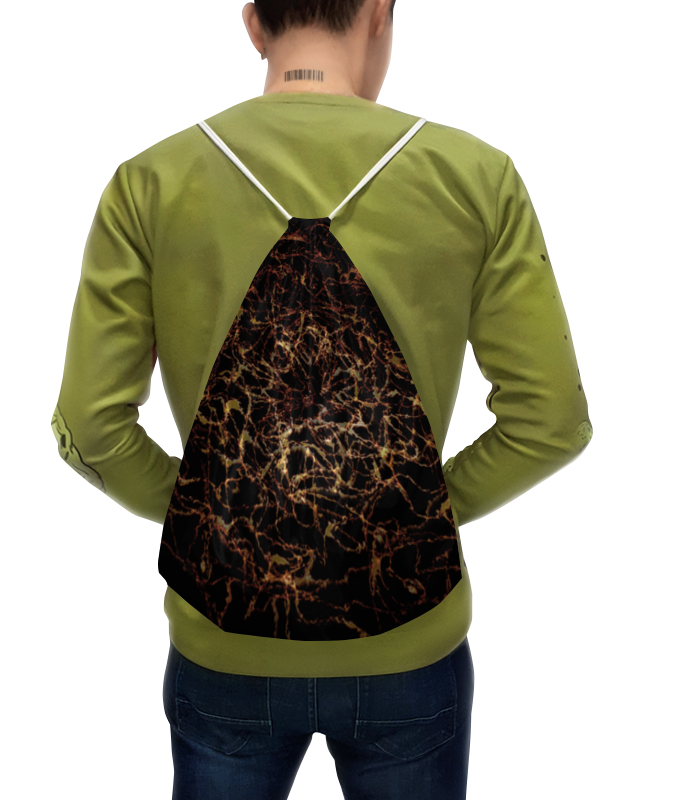 Printio Рюкзак-мешок с полной запечаткой Волны. психоделика printio футболка с полной запечаткой женская шкура ягуара