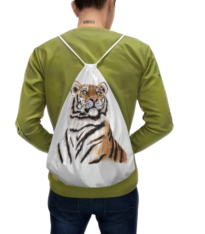 Printio Рюкзак-мешок с полной запечаткой Взгляд тигра printio рюкзак мешок с полной запечаткой белый тигр
