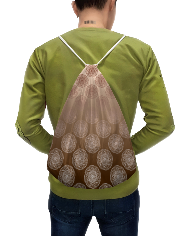Printio Рюкзак-мешок с полной запечаткой Узор из мандал 2-х сторонний printio футболка с полной запечаткой для девочек узор из мандал с градиентом