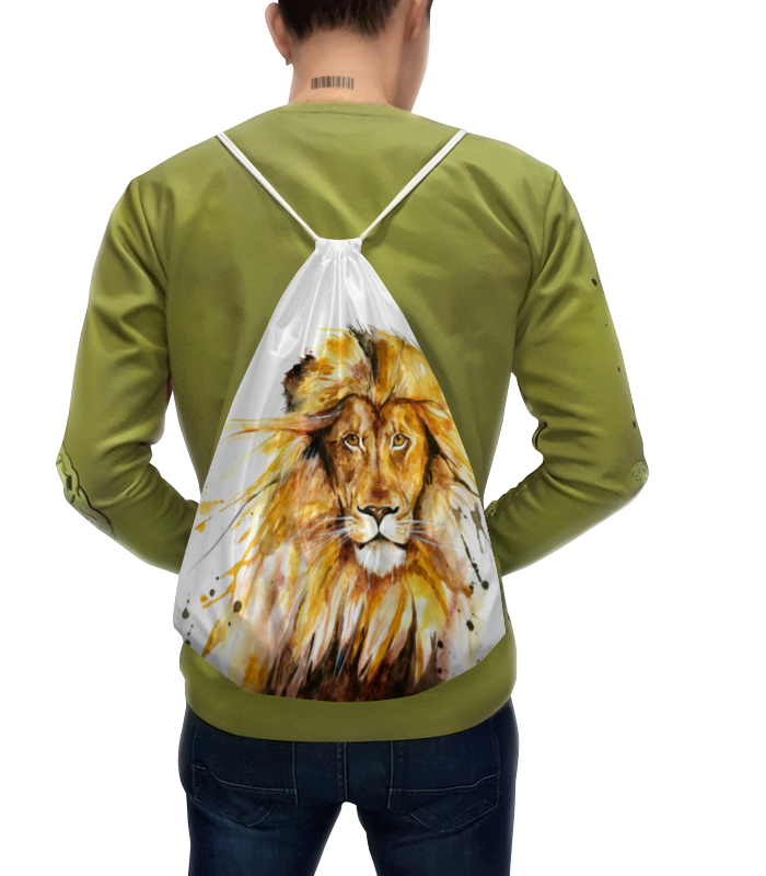 Printio Рюкзак-мешок с полной запечаткой Львиный зов printio футболка с полной запечаткой мужская морда льва
