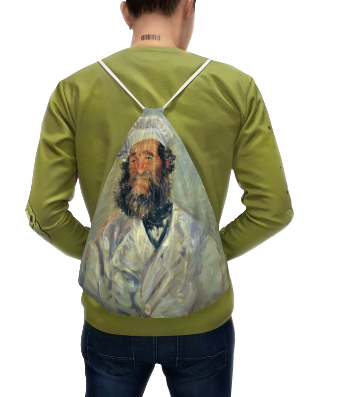 Printio Рюкзак-мешок с полной запечаткой Портрет папаши поля (клод моне) printio футболка с полной запечаткой мужская парк монсо клод моне