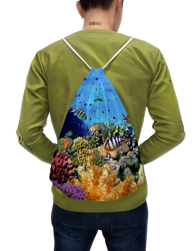 Printio Рюкзак-мешок с полной запечаткой Морской риф printio рюкзак мешок с полной запечаткой морской риф