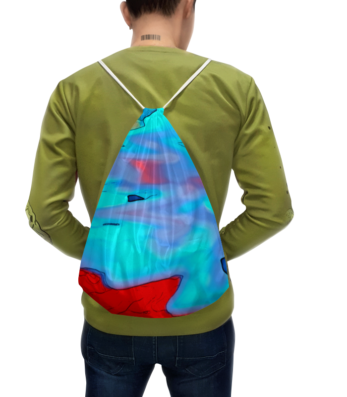 Printio Рюкзак-мешок с полной запечаткой Блики на воде printio футболка с полной запечаткой женская блики на воде