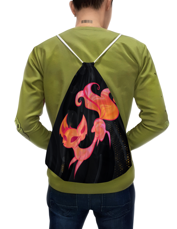 Printio Рюкзак-мешок с полной запечаткой Огненная лиса printio футболка с полной запечаткой мужская огненная лиса