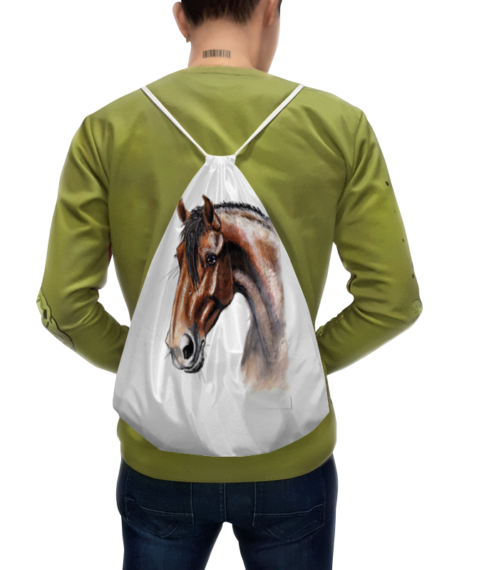 Printio Рюкзак-мешок с полной запечаткой Лошадь