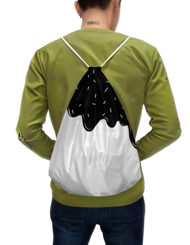 printio футболка с полной запечаткой для девочек глазурька Printio Рюкзак-мешок с полной запечаткой Глазурька