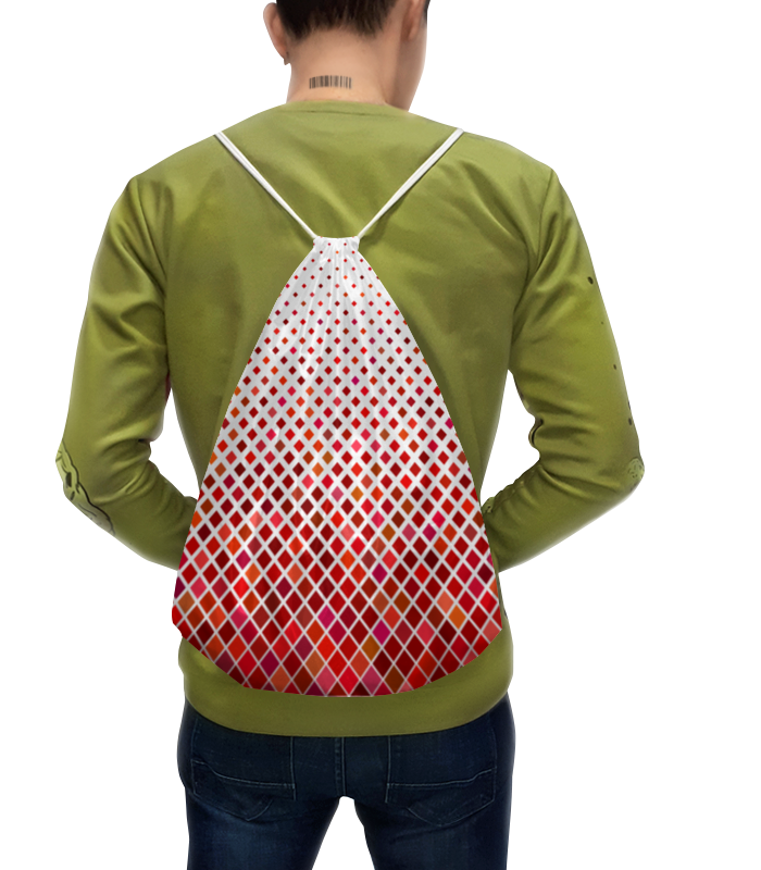 Printio Рюкзак-мешок с полной запечаткой Мозаика printio футболка с полной запечаткой женская абстрактный фон