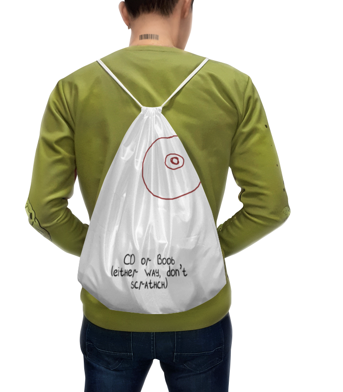 Printio Рюкзак-мешок с полной запечаткой Cd или титя printio футболка с полной запечаткой мужская cd или титя