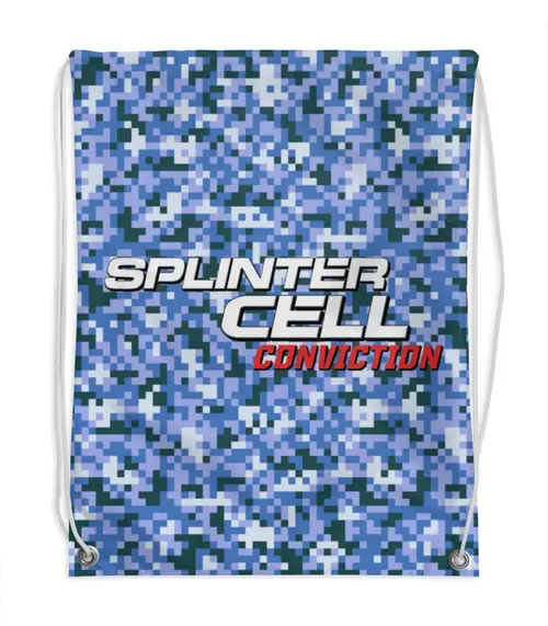 Заказать рюкзак в Москве. Рюкзак-мешок с полной запечаткой Splinter Cell от THE_NISE  - готовые дизайны и нанесение принтов.