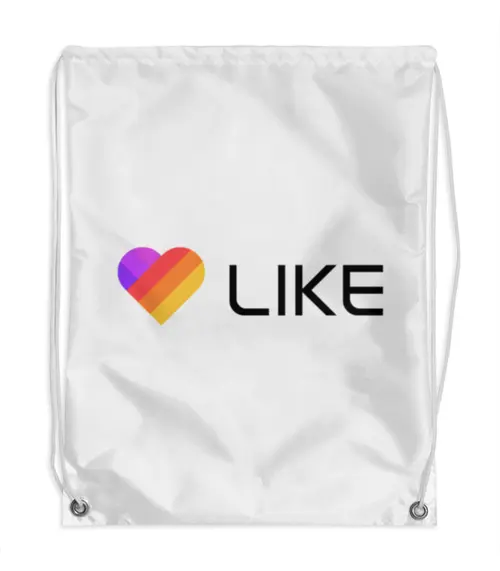 Заказать рюкзак в Москве. Рюкзак-мешок с полной запечаткой Like  от DESIGNER   - готовые дизайны и нанесение принтов.