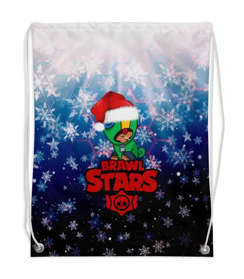 Заказать рюкзак в Москве. Рюкзак-мешок с полной запечаткой Brawl Stars от THE_NISE  - готовые дизайны и нанесение принтов.