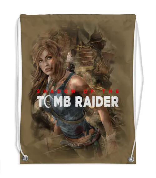 Заказать рюкзак в Москве. Рюкзак-мешок с полной запечаткой Tomb Raider от THE_NISE  - готовые дизайны и нанесение принтов.