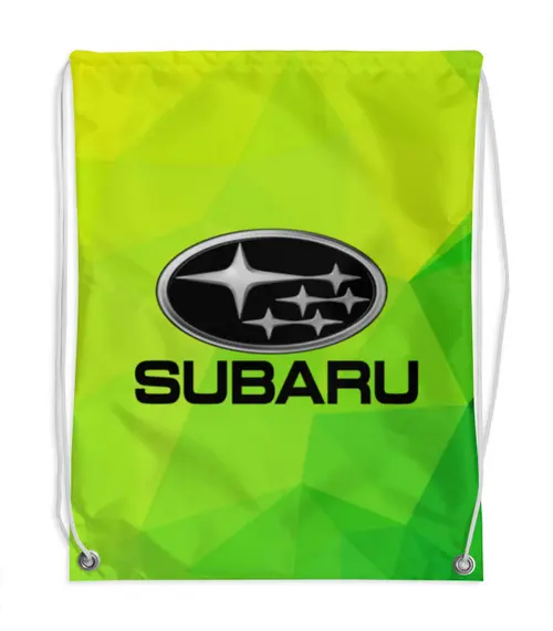 Заказать рюкзак в Москве. Рюкзак-мешок с полной запечаткой Subaru от THE_NISE  - готовые дизайны и нанесение принтов.