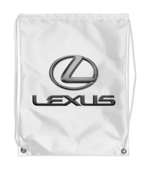 Заказать рюкзак в Москве. Рюкзак-мешок с полной запечаткой LEXUS  от DESIGNER   - готовые дизайны и нанесение принтов.
