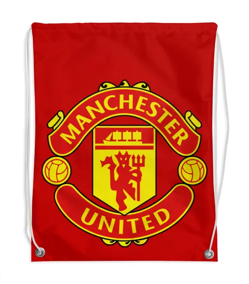 Заказать рюкзак в Москве. Рюкзак-мешок с полной запечаткой Манчестер Юнайтед от geekbox - готовые дизайны и нанесение принтов.