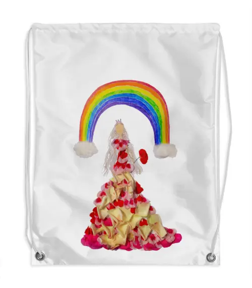 Заказать рюкзак в Москве. Рюкзак-мешок с полной запечаткой Принцесса от ElenaE  - готовые дизайны и нанесение принтов.