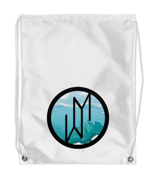 Заказать рюкзак в Москве. Рюкзак-мешок с полной запечаткой Море Монро - Аква Лого от T_Shirt - готовые дизайны и нанесение принтов.