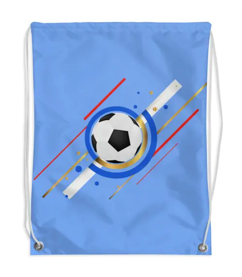 Заказать рюкзак в Москве. Рюкзак-мешок с полной запечаткой Футбол от Ирина - готовые дизайны и нанесение принтов.