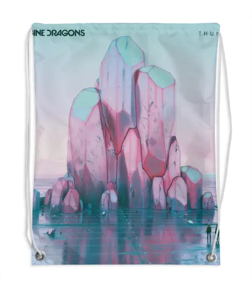 Заказать рюкзак в Москве. Рюкзак-мешок с полной запечаткой Imagine Dragons Thunder от crash - готовые дизайны и нанесение принтов.