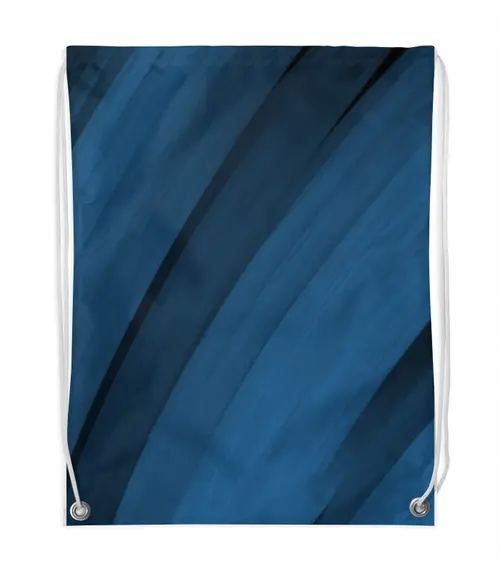 Заказать рюкзак в Москве. Рюкзак-мешок с полной запечаткой Синяя абстракция от BeliySlon - готовые дизайны и нанесение принтов.