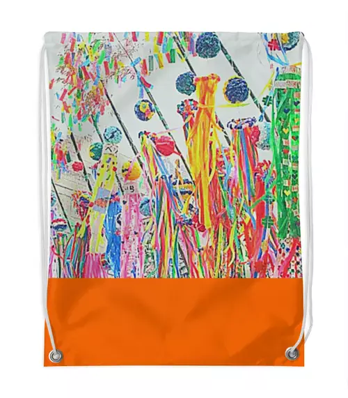 Заказать рюкзак в Москве. Рюкзак-мешок с полной запечаткой Штрихи к дизайну от Ekaterina Ulyanova - готовые дизайны и нанесение принтов.