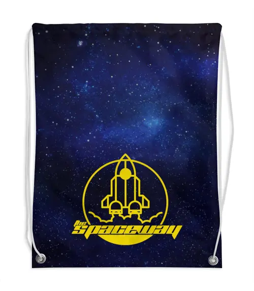 Заказать рюкзак в Москве. Рюкзак-мешок с полной запечаткой The Spaceway от The Spaceway  - готовые дизайны и нанесение принтов.