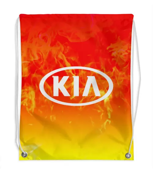 Заказать рюкзак в Москве. Рюкзак-мешок с полной запечаткой KIA авто от THE_NISE  - готовые дизайны и нанесение принтов.